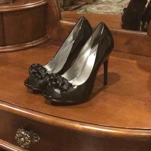 Like new!  Beautiful Black heels by Carlos